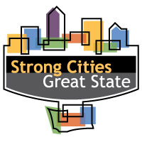 Strong Cities, Great State logo